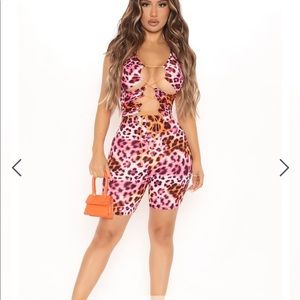 Leopard Romper